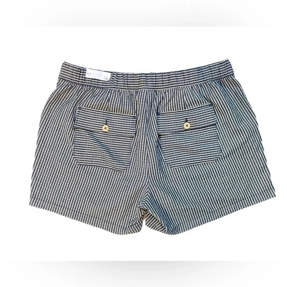 NWT Lane Bryant Mid-Rise Striped Shorts - Picture 3 of 3